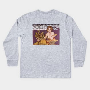 Poster for waverly cycles Kids Long Sleeve T-Shirt